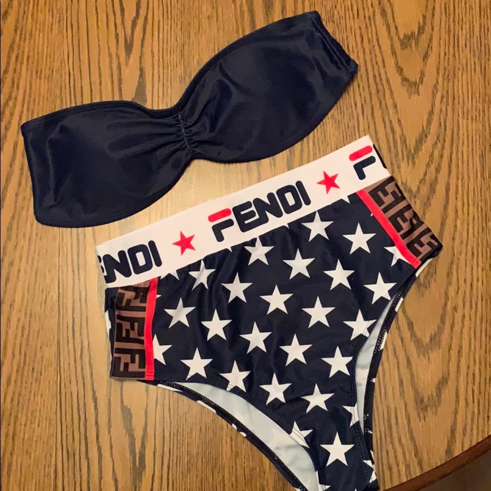 Fendi 2 piece bathing suit